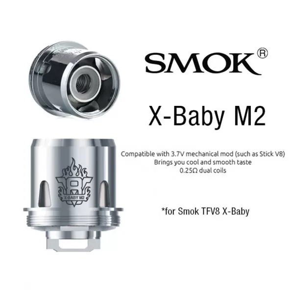 Smok V8 X-Baby M2 Replacement Coil – 3 pack - Image 2