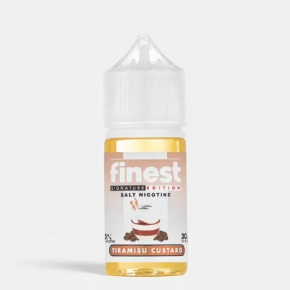 Finest Signature Edition Salt – Tiramisu Custard 30mL - Vape Product, Vape Product (28954D)