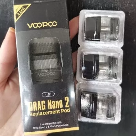 Voopoo Drag Nano 2 Replacement Pod Cartridge 2ml - 3pcs/pack / 0.8ohm