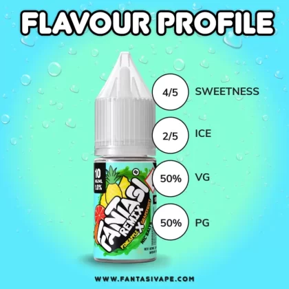 Pineapple and Grapefruit (Remix) Fantasi Nic Salt E-Liquid 50/50VG – 10ml – TPD - Vapestorm Co