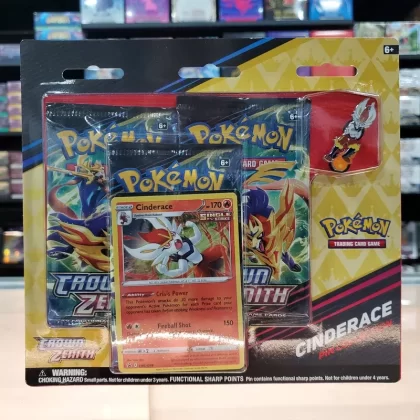 Pokémon TCG: Sword & Shield: Crown Zenith – Pin Collection (Cinderace) - New (7D59D0)