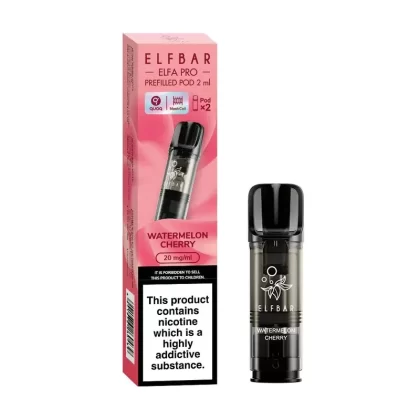 Elf Bar ELFA Pro Watermelon Cherry Pods (2 Pack) - Strength#20mg (56C9B9)