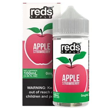 Strawberry by 7Daze Reds 100mL Freebase