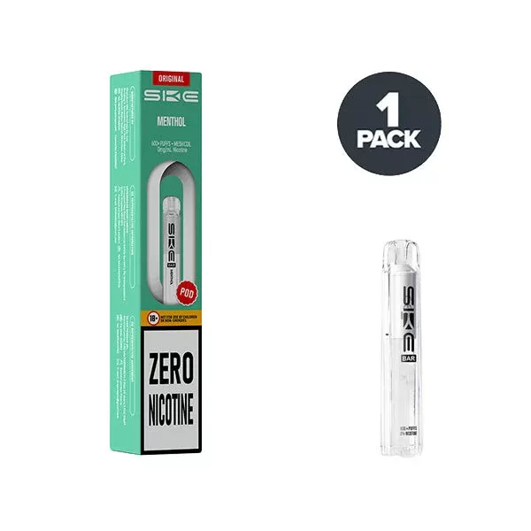 Menthol SKE Bar 600 Zero Nicotine Prefilled Pods