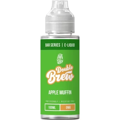 OHM BREW DOUBLE BREW APPLE MUFFIN 100ML SHORTFILL E-LIQUID