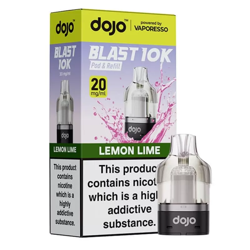 Dojo Blast 10K Lemon Lime Prefilled Pods - 20mg