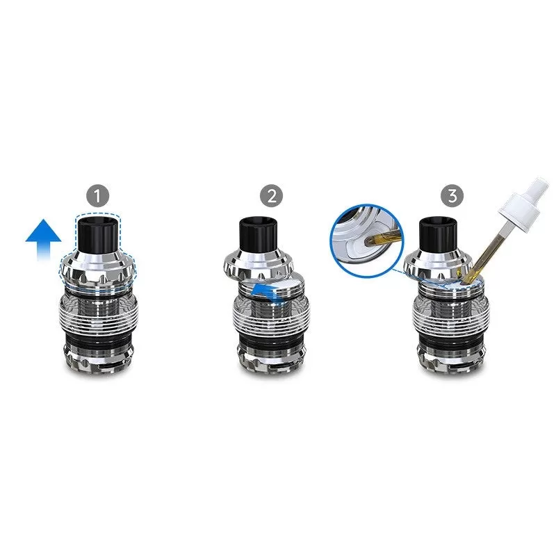 Eleaf Melo 5 Atomizer 4ml - Silver - Image 2