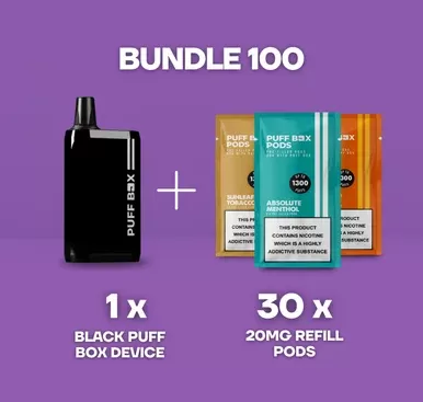 Swap To Stop Bundle 100 – Puff Box 4 Week