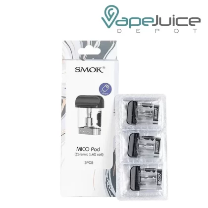 SMOK MICO Replacement Pod - 1.4 ohm MICO Pod, 3 Pack