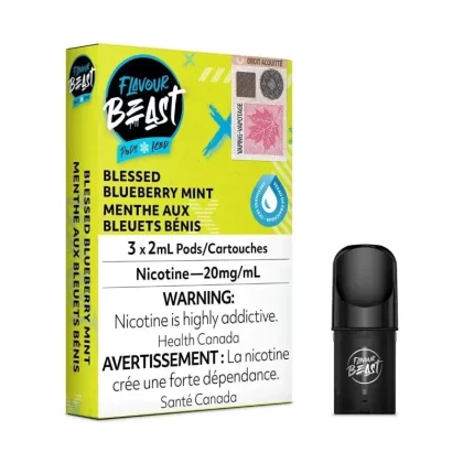 Flavour Beast Blessed Blueberry Mint Iced Pods