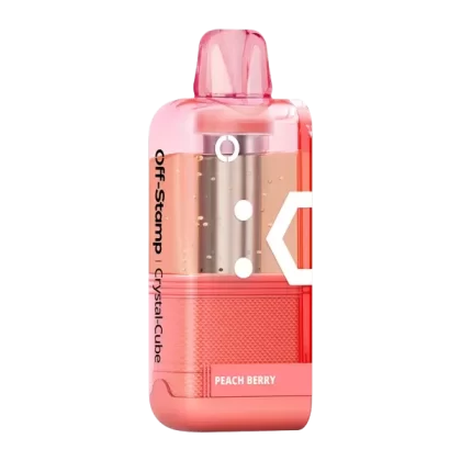 Peach Berry Off Stamp X-Cube Disposable Crystal - Consumer; Vape Product; 5 Pack, Single
