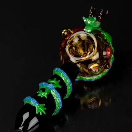 Empire Glassworks Dragon Sphere Large Spoon Pipe