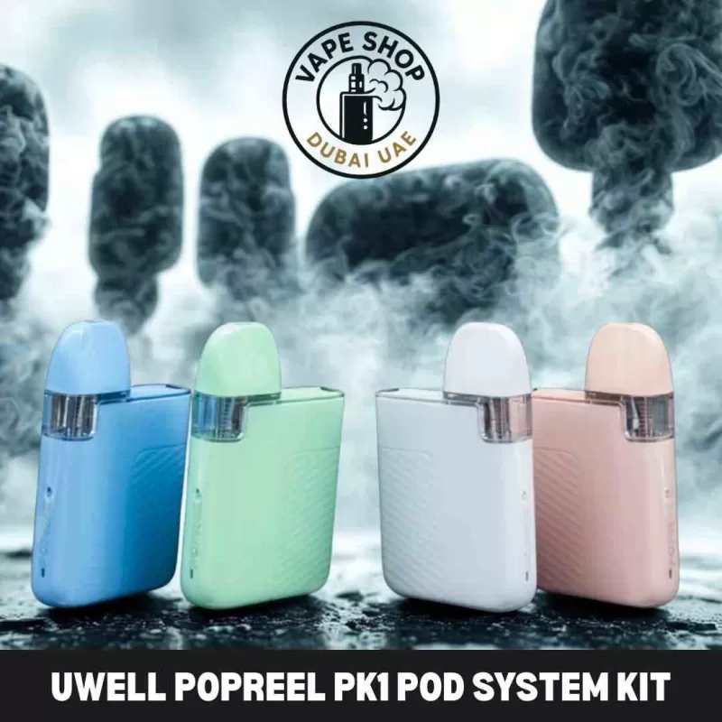 Uwell Popreel Pk1 Pod System Kit buy in Dubai - Apple Green, Apricot Beige (CFED2D)