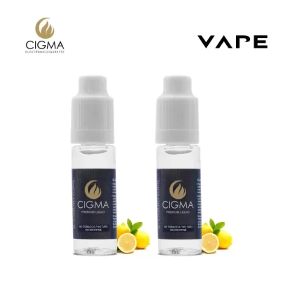 Cigma e-Liquid – Lemon Soda 0mg 10ml Bottle x 2 Pack | Cigee
