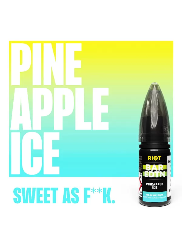 Pineapple Ice BAR EDTN Riot Squad Nic Salt E-Liquid - Image 2
