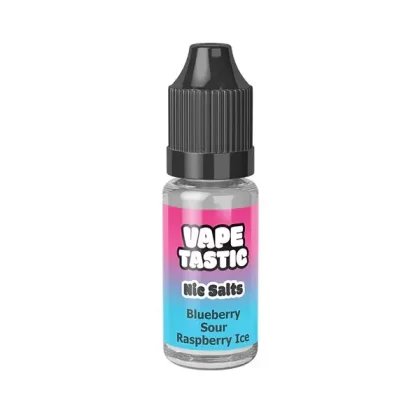 Blueberry Sour Raspberry ice Nic Salts By Vapetastic 10ml - 10mg