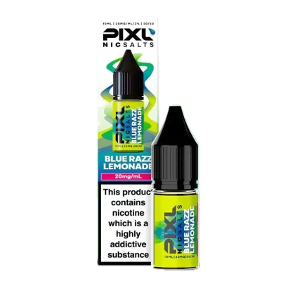 Pixl Blue Razz Lemonade Nic Salt E-Liquid - 10 Pack - 10mg