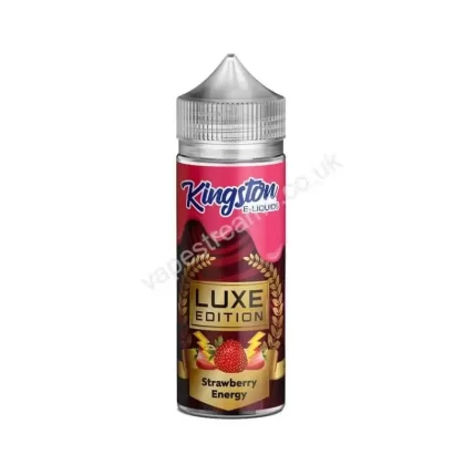 Kingston Luxe Edition Strawberry Energy E-Liquid Shortfill - Vapestreams Co