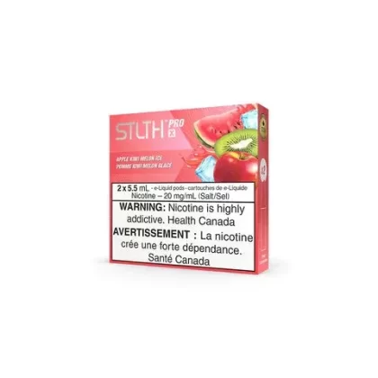 STLTH PRO X POD PACK - FLAVOUR#APPLE KIWI MELON ICE>BLUEBERRY RAZZ LEMON ICE>COOL MINT>FLAVOURLESS>GRAPE BERRY ICE>PEACH ICE>PRIME TOBACCO>QUAD BERRY ICE>RASPBERRY BLACK CURRANT ICE>WATERMEL