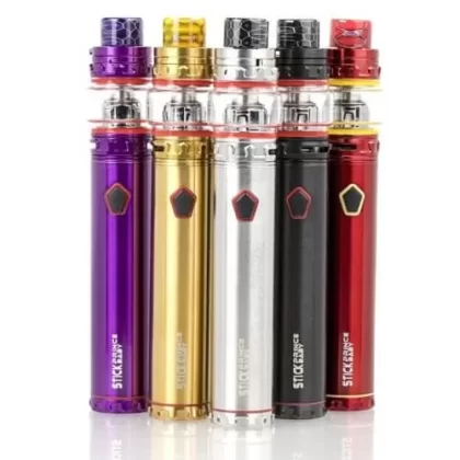 SMOK Stick Prince Baby Starter kit - Stainless, Blue (7A1D1F)