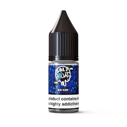 Blue Slush By Salt Squad 10ml Nic Salt - Nicotine Strength#10mg (Salt)>20mg (Salt) (D2FD68)