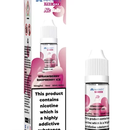 Hayati Pro Max Strawberry Raspberry Ice Nic Salt E-Liquid 10ml