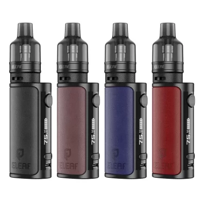 Eleaf iStick i75 Vape Kit 75W with EP Pod Tank - Color#Black>Brown>Blue>Red