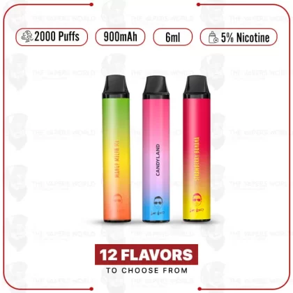 Whiff Disposable Vape 2000 Puffs - Thevapersworld