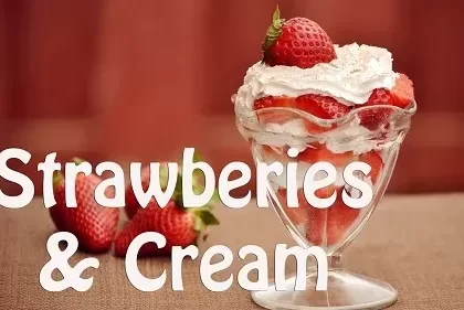 Strawberries and Cream Premium E-Liquid