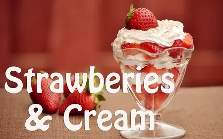 Strawberries and Cream Premium E-Liquid