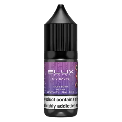 Elux Grape Berry Nic Salt Vape Juice 10ml