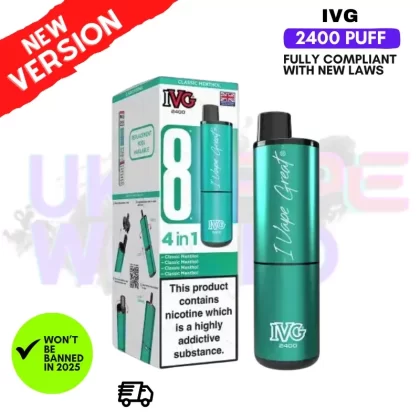 Classic Menthol IVG 2400 Prefilled Pod Kit