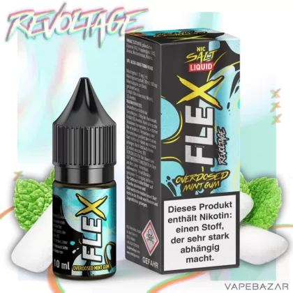Revoltage Flex – Overdosed Mint Gum - Vapebazar