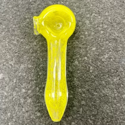 Solid Color Frit Pipe – Yellow - Ejuicewarehouse