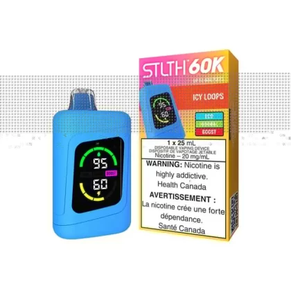 STLTH 60K Disposable Vape -Icy Loops - Eliquidsupply