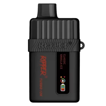 RIPPER TURBO 12K Disposable Vape – Classic Vanilla Ice