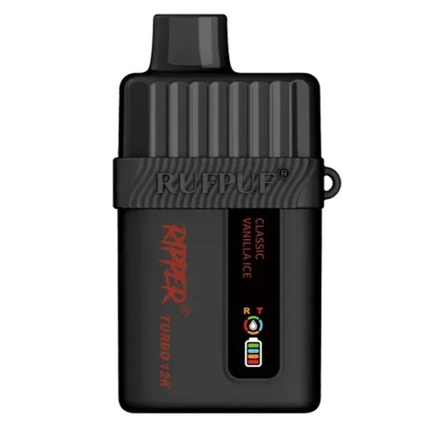 RIPPER TURBO 12K Disposable Vape – Classic Vanilla Ice