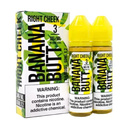 Right Cheek by Banana Butt 120ml (2x60ml) - Vape Product, Vape Product