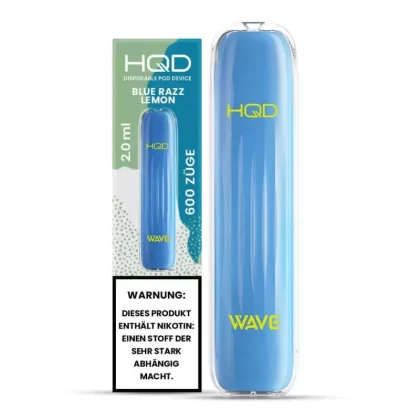 HQD Vape Surv – Blue Razz Lemon / Blurry Berry Lemon - HQD Vape / Aromastoffe / Nikotin-Benzoat / Propylenglykol / pflanzliches Glycerin / 18mg/ml / 500 mAh / ca. 600