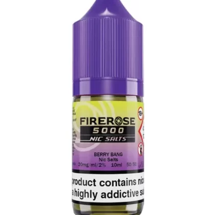 Berry Bang Elux Firerose 5000 Nic Salt E-Liquid - 10mg