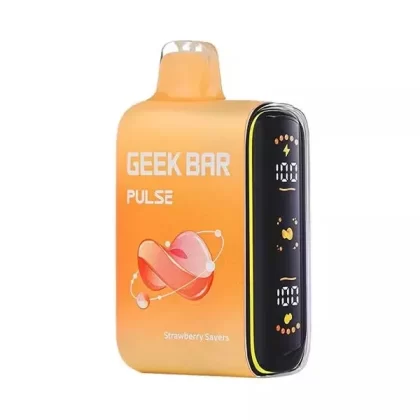 Strawberry Savers – Geek Bar Pulse 15000 - Vape Store