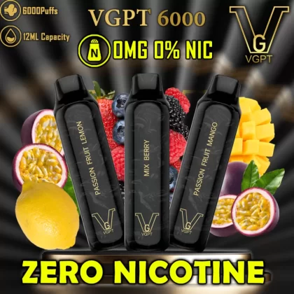 VGPT Disposable Vape Zero Nicotine - Mixberry / 0 mg