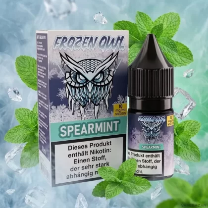 Frozen OWL Nikotinsalz Liquid – Spearmint - Vapebazar