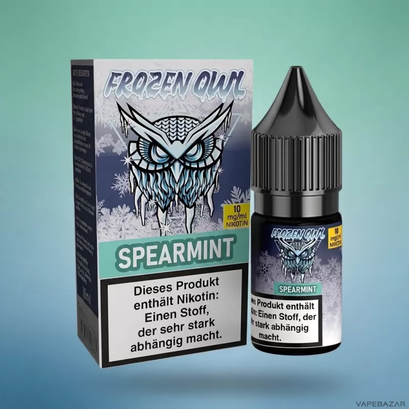 Frozen OWL Nikotinsalz Liquid – Spearmint - Vapebazar - Image 2