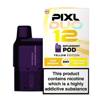 Yellow Edition Pixl Duo 12 Refill Pack - 20mg - Vape Product (7B21A7)