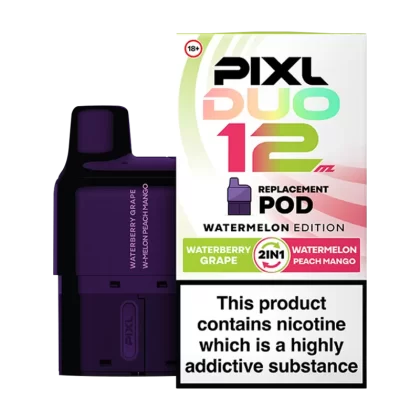Watermelon Edition Pixl Duo 12 Refill Pack - 20mg - Vape Product (51A8F6)