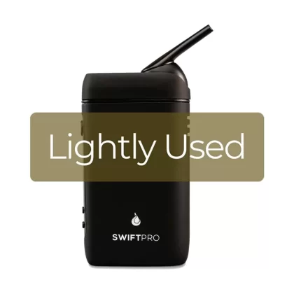 Lightly Used – Flowermate Swift Pro Vaporizer Black - Eliquidsupply