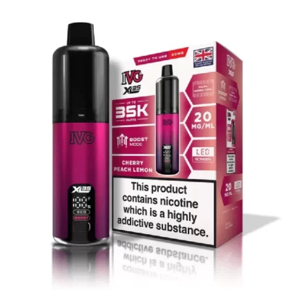 IVG XL 35K Prefilled Pod Kit Cherry Peach Lemon - Strength#20mg (197D74)
