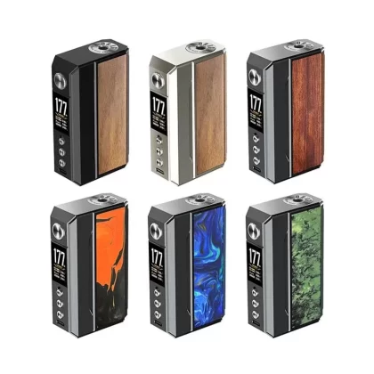 VOOPOO Drag 4 Box Mod - Color#Black Walnut>Pale Gold Walnut>Gun Metal Rosewood>Gun Metal Tropical Orange>Gun Metal Ocean Blue>Gun Metal Forest Green