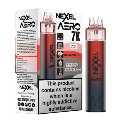 Nexel Aero 7K Prefilled Pod Kit - Berry Cooler, Blue Sour Raspberry